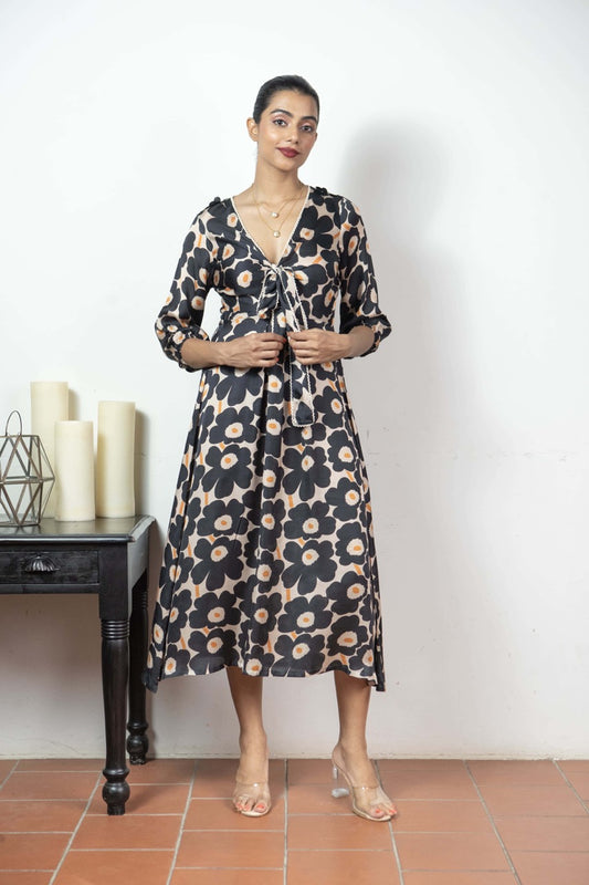 Endearing- Calf Length Dress